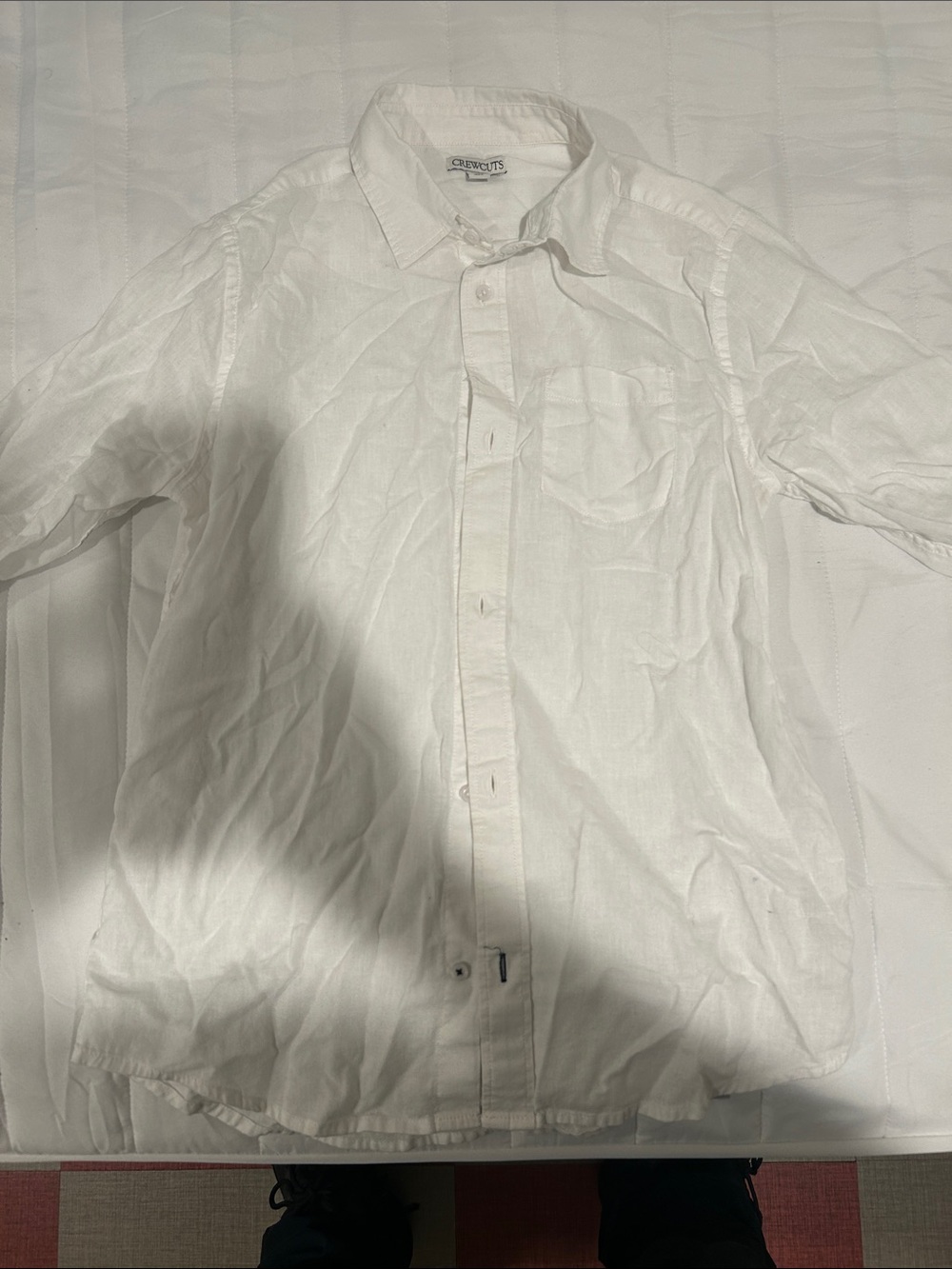 Crewcuts White Button-Down Shirt